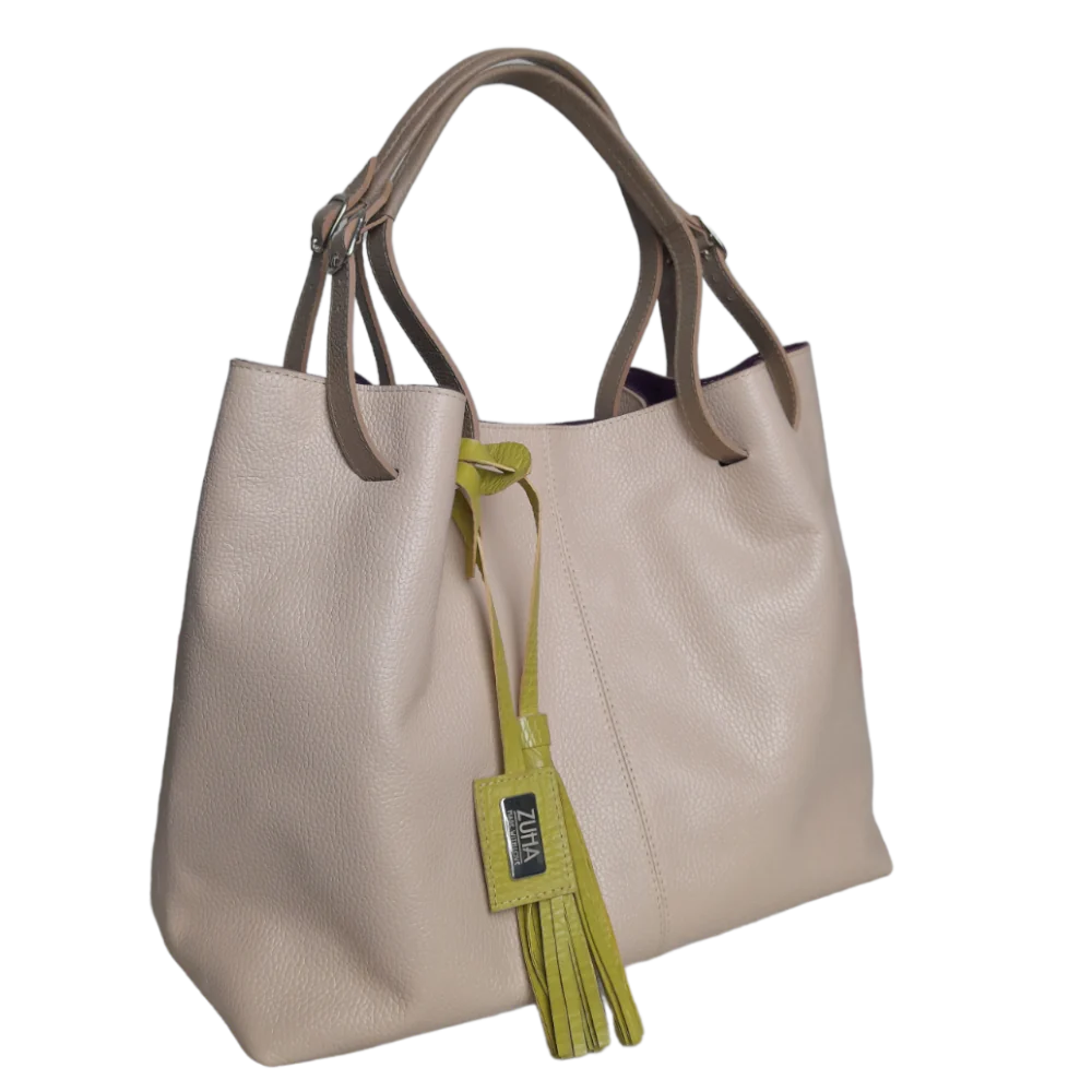 Bolso en cuero para mujer Adelle nude