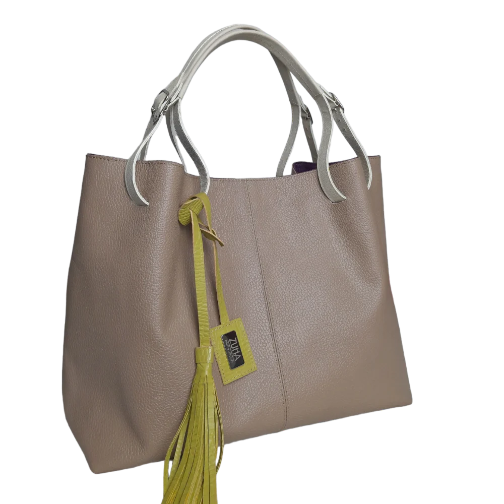 Bolso en cuero para mujer Adelle Taupe