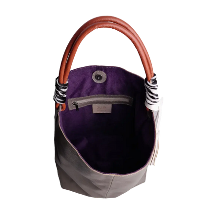 Bolso en cuero para mujer Leah Taupev