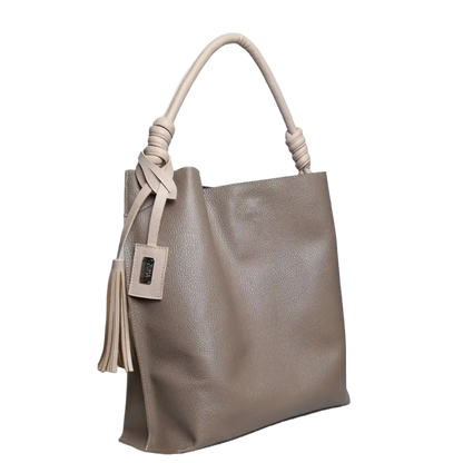 Bolso en cuero para mujer Fernanda Taupe