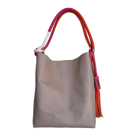 Bolso en cuero para mujer Antonella taupe