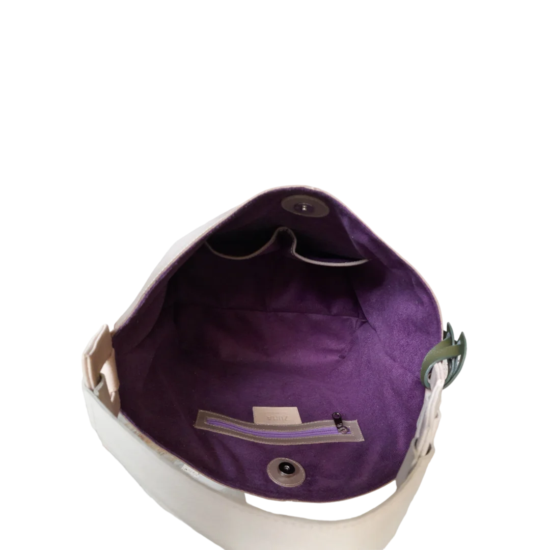 Bolso en cuero para mujer Valentina Taupe