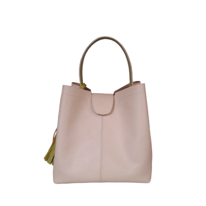 Bolso pequeño en cuero para mujer Lucia nude