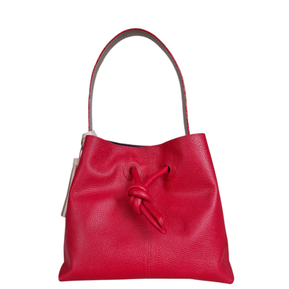 Bolso en cuero para mujer Bianca color rojo