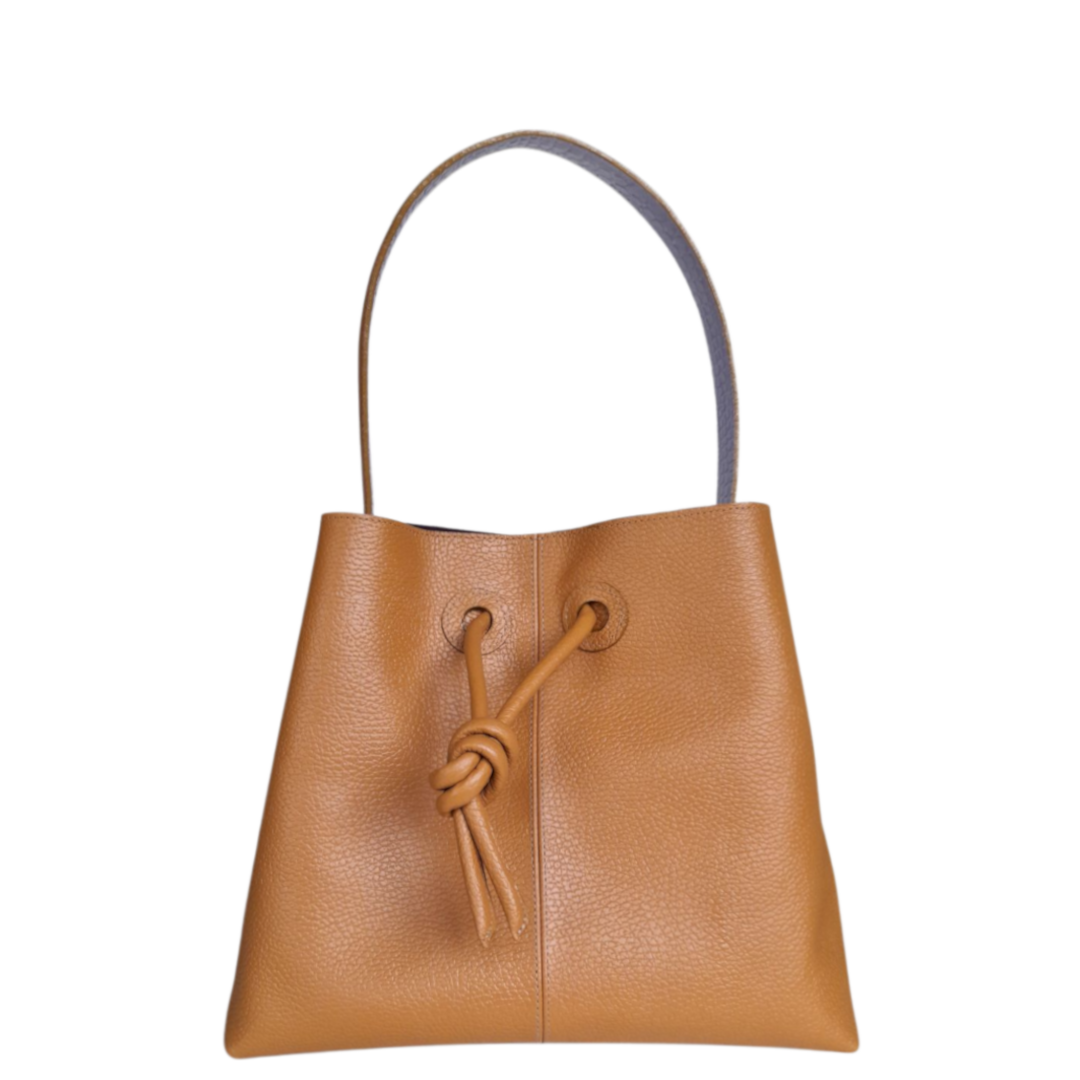 Bolso en cuero para mujer Bianca color miel