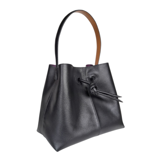 Bolso en cuero para mujer Bianca color negro