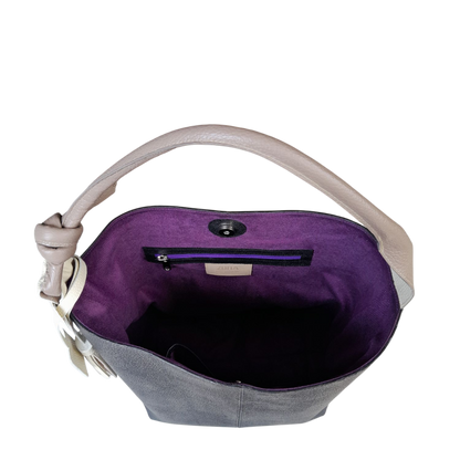 Bolso en cuero para mujer color negro
