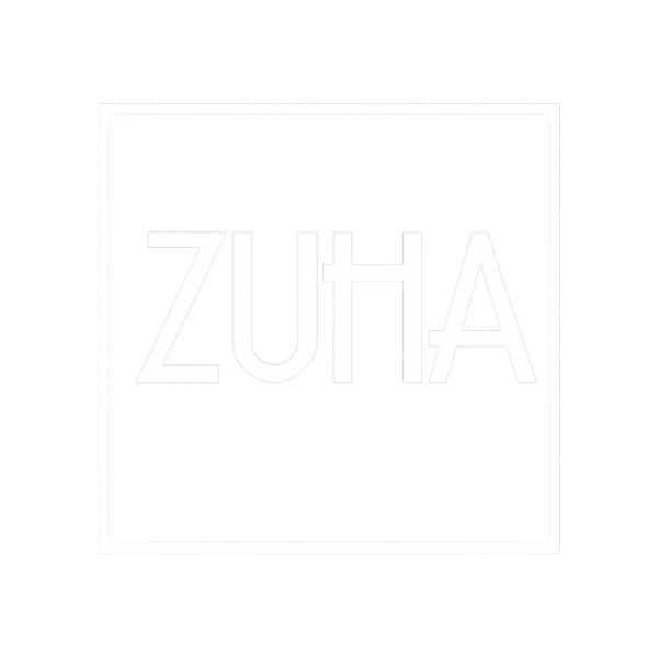 Logo ZUHA letra blanca